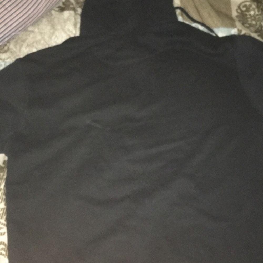 Black zip up hoodie